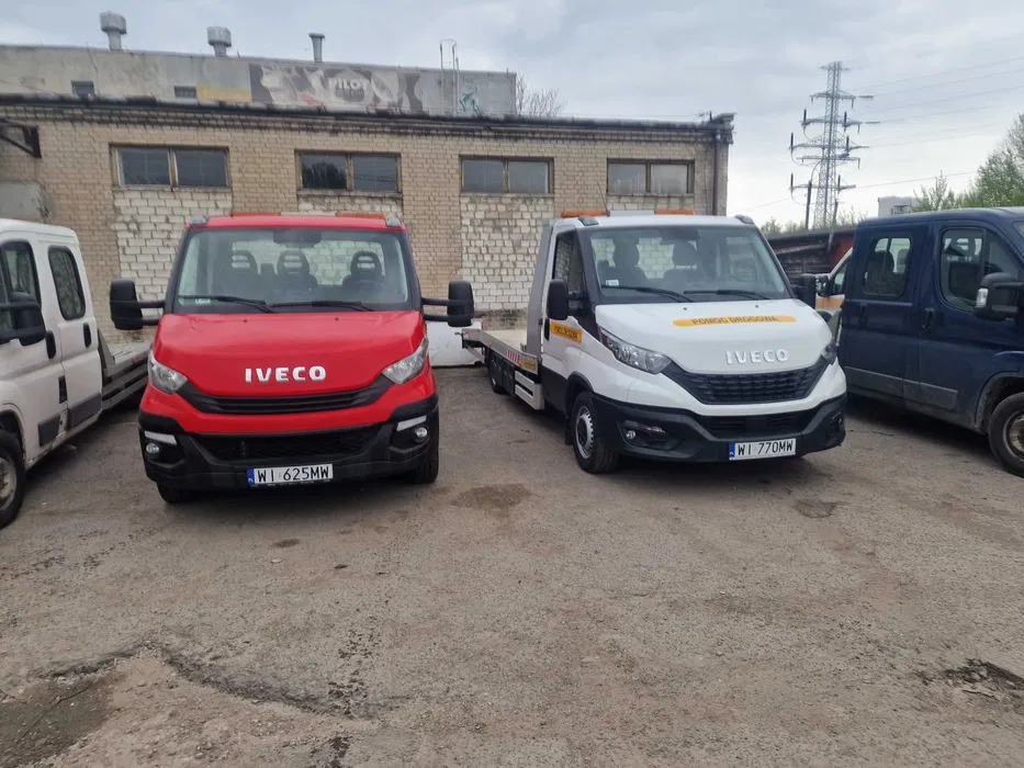 Dwa Iveco Daily z naszej floty autolawet